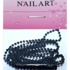 14 Black - Nail Art Chain in Bag