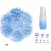 BLUE AB - Nail Half Round Pearl 269-4