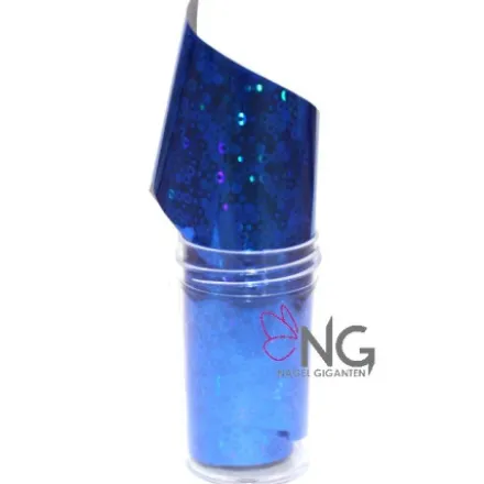 57 Blue Bubbles - Nail Art Foil Roll