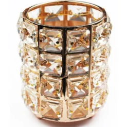 Brush Box Crystal - Rose Gold