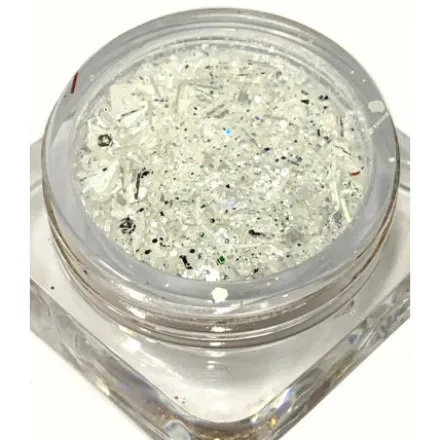 Bullion Glitter MIX White