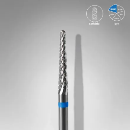 603 - Carbide drill bit cone blue EXPERT head Ø 2,3mm / working part 14mm(FT71B023/14)