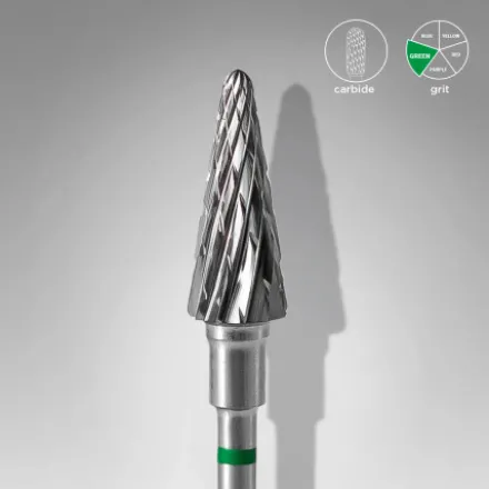 605 - Carbide drill bit cone Green EXPERT head Ø 6mm / working part 14mm(FT71G060/14)