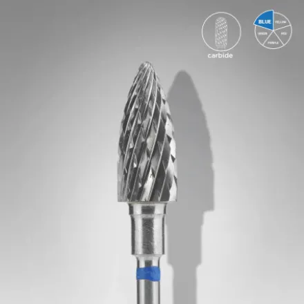 609 - Carbide drill bit pine cone blue EXPERT head Ø 6mm / working part 14mm (FT110B060/14)