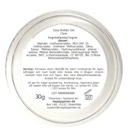 Classic Line - Easy Builder Gel Clear 30g