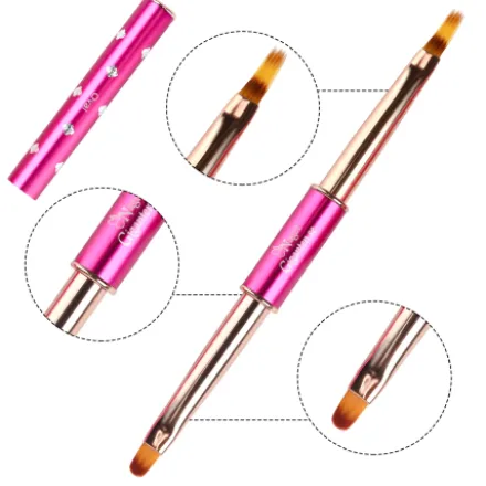 Combi Magenta Brush - Ombre nr.4 + oval nr.4