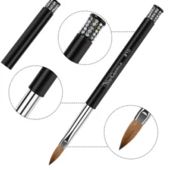 Diamond Black Acrylic Brush nr.10