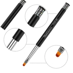 Diamond Black - Oval Brush nr.4