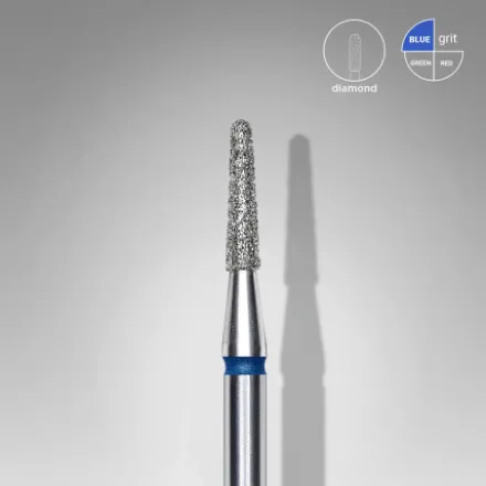 513 - Diamond drill bit frustum blue EXPERT head Ø 1,8mm / working part 8mm (FA70B018/8)