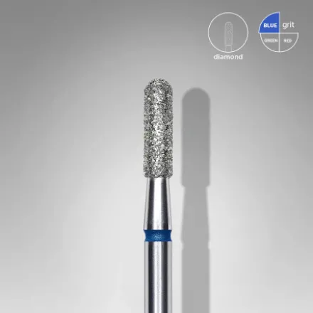 512 - Diamond drill bit rounded cylinder blue EXPERT head Ø 2,3mm / working part 8mm (FA30B023/8)