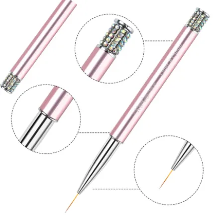 Diamond Pink Nail Art - Liner 15 mm