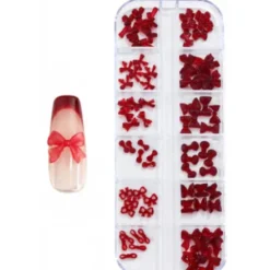 3D Nail Art Bow in box - 1