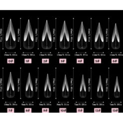 Dragon Claw Nail Dual Forms 140 pcs.