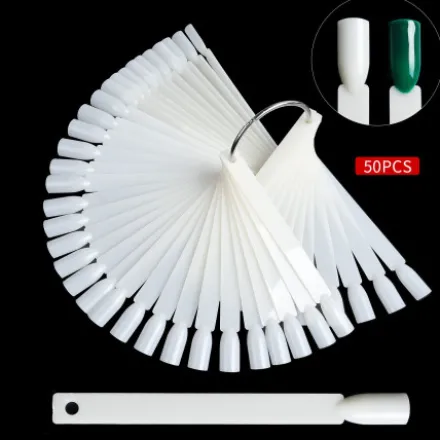 FAN Nail Art Display - 50 sticks Natural
