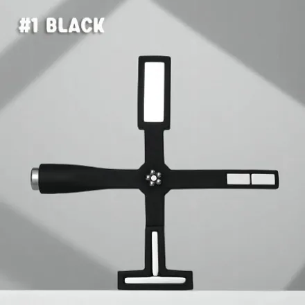 Five in One Cross Magnet Black