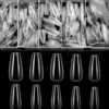 Full Ballerina Short Clear Tips 100st. in Box