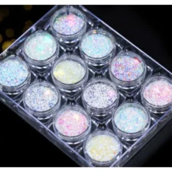 Glamour Light Mix Glitter Kit 12colors in box - 3