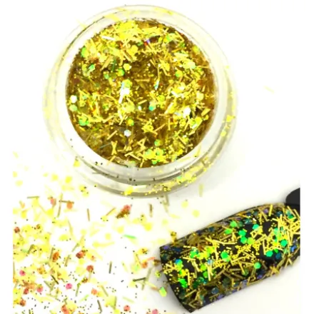 Glamour Mix Glitter in 3ml. jars - nr.21