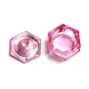 Glass Dappen Dish Pink
