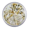 GOLD - Metallic Half Pearls Deco 233-1