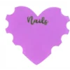 Heart Nail Art Display - Pink