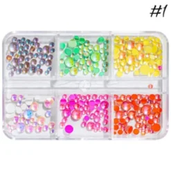 1 - Mermaid Beads 6 Colors in Box
