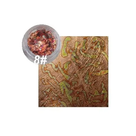 Nail Art foil in jars - 8