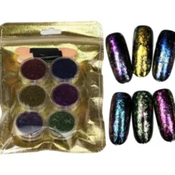 1 - Nail Art Foil Kit 6 colors