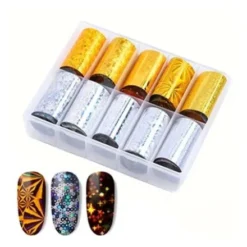 106 - Nail Art Foil Kit 10 designs