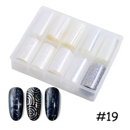 119 - Nail Art Foil Kit 10 designs