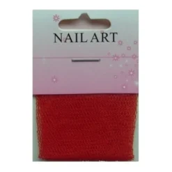 930 - Nail Art Net Red