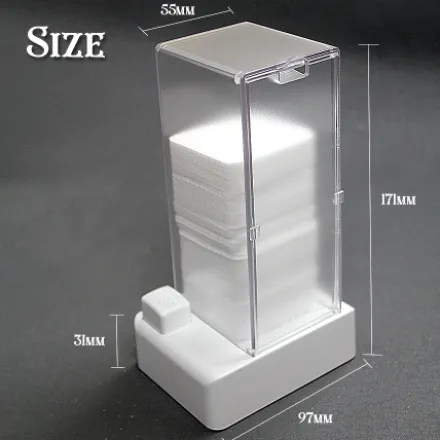 Nail Wipes Dispenser + 55pcs. Cotton Wipes