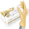 Nitril Gloves - FANCY Gold 100 pcs.(small)
