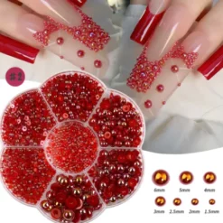 RED AB - Nail Half Round Pearl 269-2