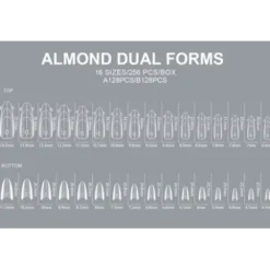 Sandwich Nail Dual Forms Almond - 03