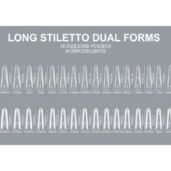 Sandwich Nail Dual Forms Arched Almond - 05