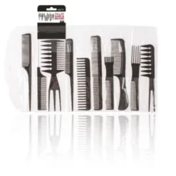 Set of 10 professional combs for beard and hair - 360