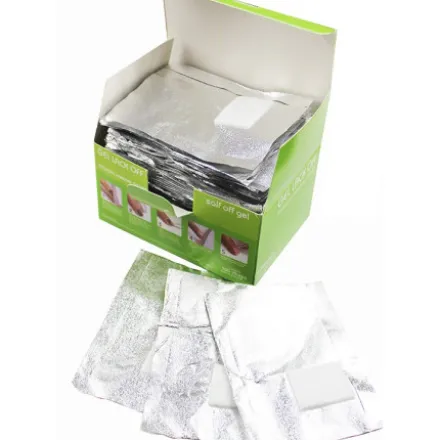 Soak-off Foil Wraps 100pcs in box