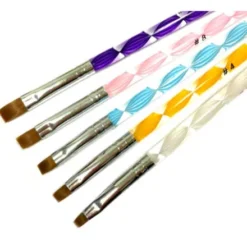 Spiral Gel Brush Kit 5psc. nr.2,4,6,8,10