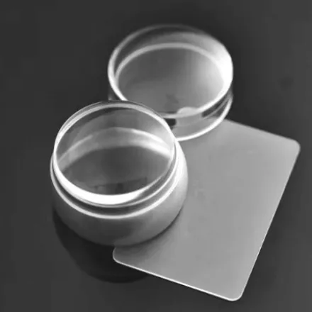 Stämpel och skrapa Silver