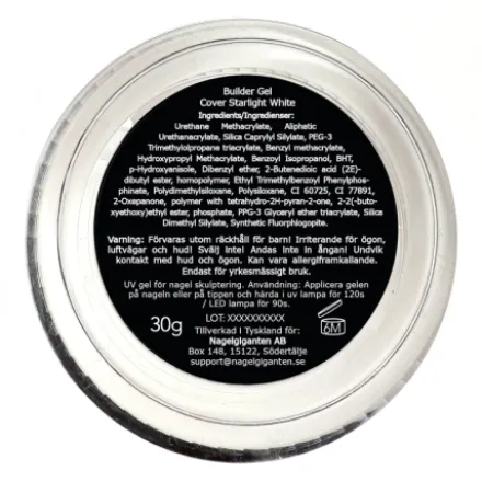 Studio Line - Builder Gel Cover Starlight White 30g