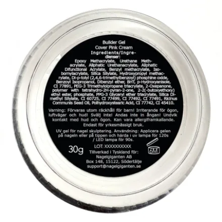 Studio Line - Builder Gel Cover Pink Cream 30g